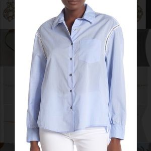 Paul & Joe Sister Mylla Lace Button Blouse